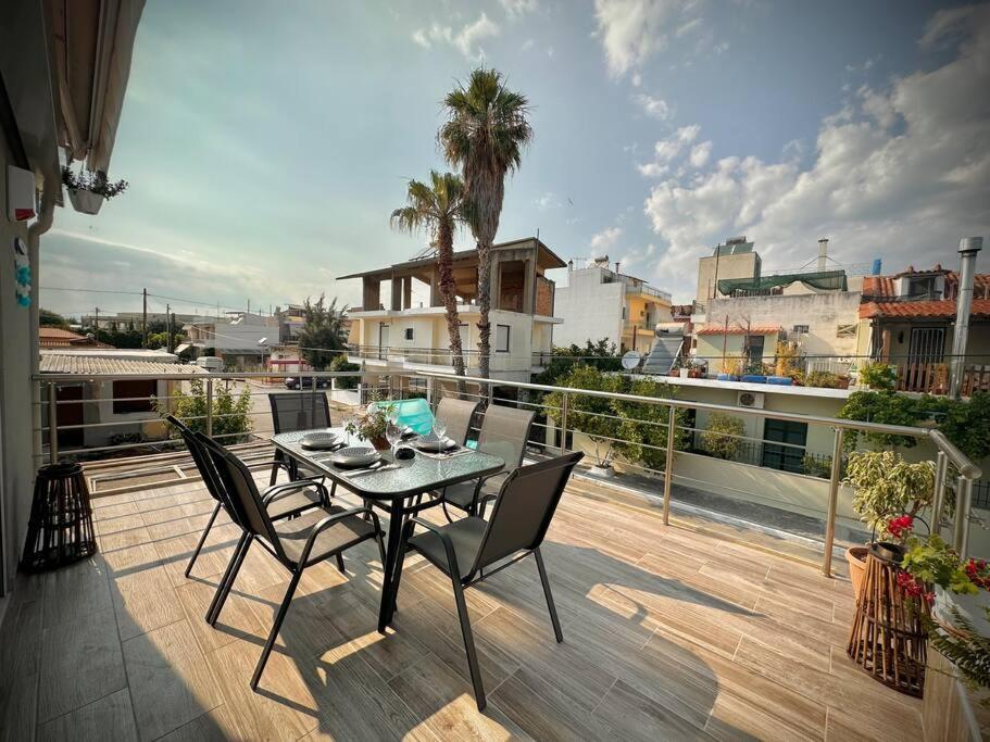 Red Harmony By The Sea Pool And Balcony Apartment Kalamata Luaran gambar